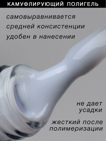 Жидкий полигель камуфлирующий Liquid HEMA free Тон 23 Sofiprofi CAMOUFLAGE Polygel, 15 мл